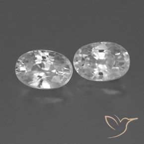 Shop natural 1.74ct ホワイト ジルコン gems, 楕円形, from カンボジア at GemSelect. In stock, global shipping!