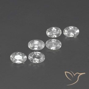 Shop natural 4.49ct ホワイト ジルコン gems, 楕円形, from カンボジア at GemSelect. In stock, global shipping!