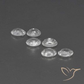 Shop natural 4.49ct ホワイト ジルコン gems, 楕円形, from カンボジア at GemSelect. In stock, global shipping!