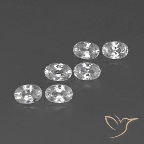 Shop natural 4.87ct ホワイト ジルコン gems, 楕円形, from カンボジア at GemSelect. In stock, global shipping!