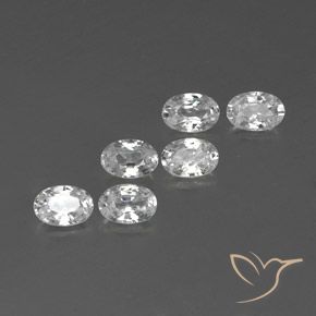 Shop natural 4.23ct ホワイト ジルコン gems, 楕円形, from カンボジア at GemSelect. In stock, global shipping!