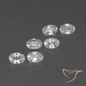 Shop natural 4.57ct ホワイト ジルコン gems, 楕円形, from カンボジア at GemSelect. In stock, global shipping!