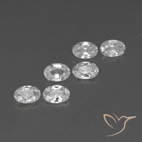 Shop natural 4.13ct ホワイト ジルコン gems, 楕円形, from カンボジア at GemSelect. In stock, global shipping!