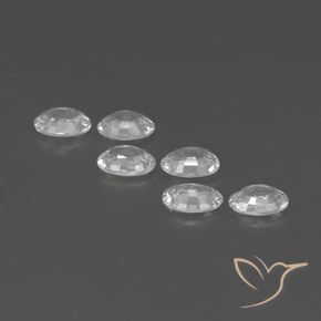 Shop natural 4.13ct ホワイト ジルコン gems, 楕円形, from カンボジア at GemSelect. In stock, global shipping!
