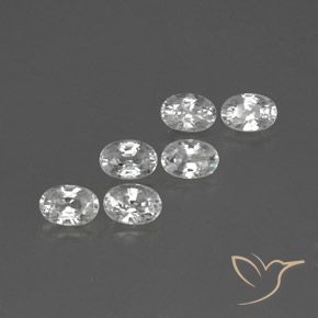 Shop natural 4.70ct ホワイト ジルコン gems, 楕円形, from カンボジア at GemSelect. In stock, global shipping!