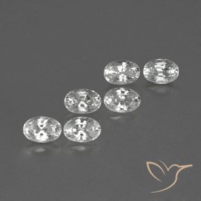 Shop natural 4.82ct ホワイト ジルコン gems, 楕円形, from カンボジア at GemSelect. In stock, global shipping!