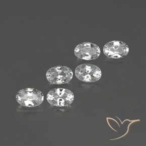 Shop natural 4.39ct ホワイト ジルコン gems, 楕円形, from カンボジア at GemSelect. In stock, global shipping!