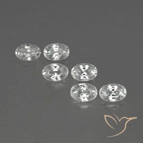 Shop natural 4.82ct ホワイト ジルコン gems, 楕円形, from カンボジア at GemSelect. In stock, global shipping!