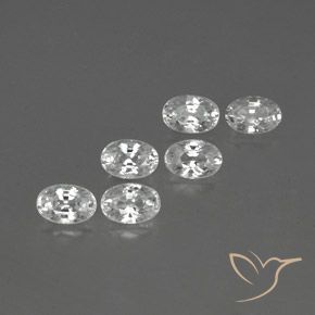 Shop natural 4.82ct ホワイト ジルコン gems, 楕円形, from カンボジア at GemSelect. In stock, global shipping!