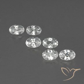 Shop natural 4.98ct ホワイト ジルコン gems, 楕円形, from カンボジア at GemSelect. In stock, global shipping!