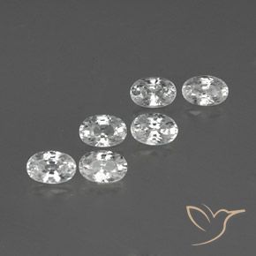 Shop natural 4.98ct ホワイト ジルコン gems, 楕円形, from カンボジア at GemSelect. In stock, global shipping!