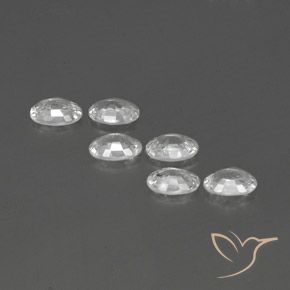 Shop natural 4.01ct ホワイト ジルコン gems, 楕円形, from カンボジア at GemSelect. In stock, global shipping!