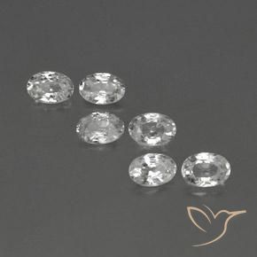 Shop natural 4.26ct ホワイト ジルコン gems, 楕円形, from カンボジア at GemSelect. In stock, global shipping!