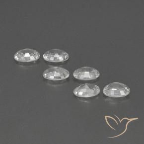 Shop natural 4.26ct ホワイト ジルコン gems, 楕円形, from カンボジア at GemSelect. In stock, global shipping!