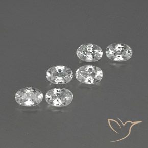 Shop natural 4.36ct ホワイト ジルコン gems, 楕円形, from カンボジア at GemSelect. In stock, global shipping!