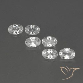 Shop natural 4.60ct ホワイト ジルコン gems, 楕円形, from カンボジア at GemSelect. In stock, global shipping!