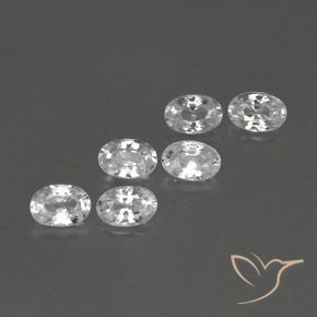 Shop natural 4.60ct ホワイト ジルコン gems, 楕円形, from カンボジア at GemSelect. In stock, global shipping!