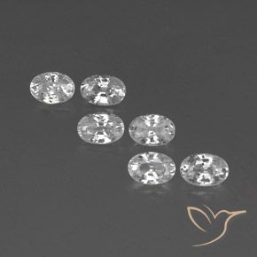Shop natural 4.40ct ホワイト ジルコン gems, 楕円形, from カンボジア at GemSelect. In stock, global shipping!