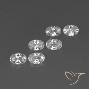 Shop natural 4.40ct ホワイト ジルコン gems, 楕円形, from カンボジア at GemSelect. In stock, global shipping!
