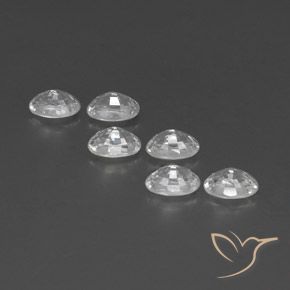 Shop natural 4.93ct ホワイト ジルコン gems, 楕円形, from カンボジア at GemSelect. In stock, global shipping!