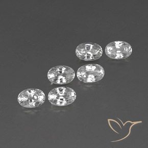 Shop natural 4.76ct ホワイト ジルコン gems, 楕円形, from カンボジア at GemSelect. In stock, global shipping!