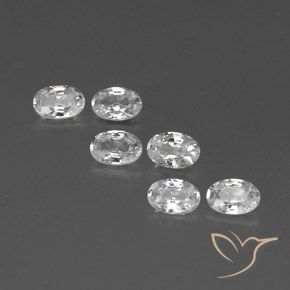 Shop natural 3.98ct ホワイト ジルコン gems, 楕円形, from カンボジア at GemSelect. In stock, global shipping!