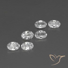 Shop natural 3.98ct ホワイト ジルコン gems, 楕円形, from カンボジア at GemSelect. In stock, global shipping!