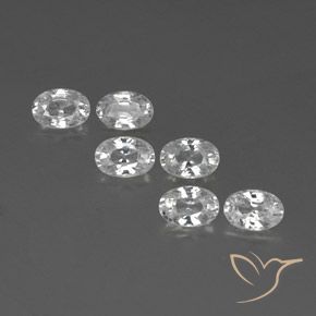 Shop natural 4.70ct ホワイト ジルコン gems, 楕円形, from カンボジア at GemSelect. In stock, global shipping!