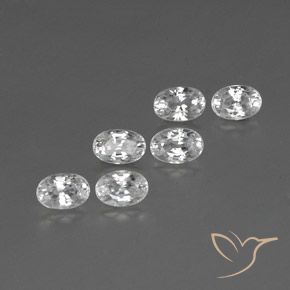 Shop natural 4.92ct ホワイト ジルコン gems, 楕円形, from カンボジア at GemSelect. In stock, global shipping!