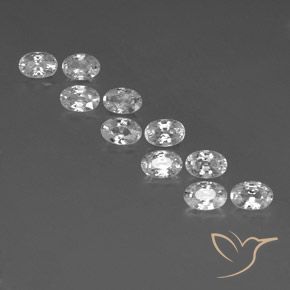 Shop natural 7.66ct ホワイト ジルコン gems, 楕円形, from カンボジア at GemSelect. In stock, global shipping!