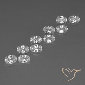 Shop natural 7.92ct ホワイト ジルコン gems, 楕円形, from カンボジア at GemSelect. In stock, global shipping!