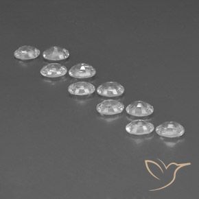 Shop natural 7.59ct ホワイト ジルコン gems, 楕円形, from カンボジア at GemSelect. In stock, global shipping!