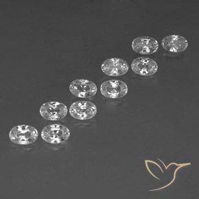 Shop natural 8.07ct ホワイト ジルコン gems, 楕円形, from カンボジア at GemSelect. In stock, global shipping!