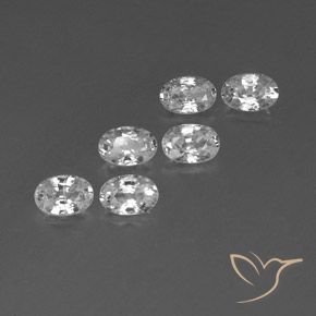 Shop natural 4.32ct ホワイト ジルコン gems, 楕円形, from カンボジア at GemSelect. In stock, global shipping!