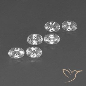 Shop natural 5.08ct ホワイト ジルコン gems, 楕円形, from カンボジア at GemSelect. In stock, global shipping!
