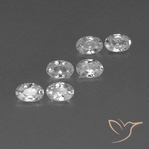 Shop natural 4.16ct ホワイト ジルコン gems, 楕円形, from カンボジア at GemSelect. In stock, global shipping!
