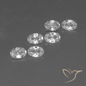 Shop natural 4.02ct ホワイト ジルコン gems, 楕円形, from カンボジア at GemSelect. In stock, global shipping!