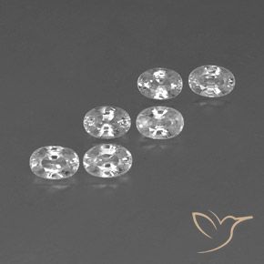 Shop natural 4.69ct ホワイト ジルコン gems, 楕円形, from カンボジア at GemSelect. In stock, global shipping!