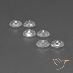 Shop natural 4.69ct ホワイト ジルコン gems, 楕円形, from カンボジア at GemSelect. In stock, global shipping!