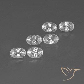 Shop natural 5.20ct ホワイト ジルコン gems, 楕円形, from カンボジア at GemSelect. In stock, global shipping!