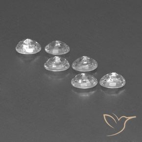 Shop natural 5.20ct ホワイト ジルコン gems, 楕円形, from カンボジア at GemSelect. In stock, global shipping!