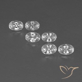 Shop natural 5.11ct ホワイト ジルコン gems, 楕円形, from カンボジア at GemSelect. In stock, global shipping!
