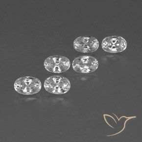 Shop natural 5.11ct ホワイト ジルコン gems, 楕円形, from カンボジア at GemSelect. In stock, global shipping!