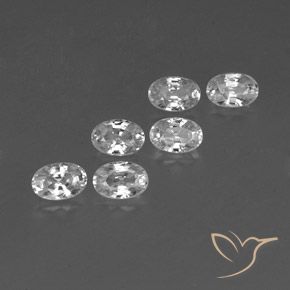 Shop natural 4.66ct ホワイト ジルコン gems, 楕円形, from カンボジア at GemSelect. In stock, global shipping!