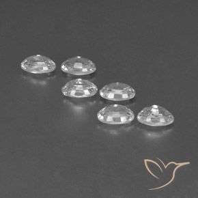 Shop natural 4.66ct ホワイト ジルコン gems, 楕円形, from カンボジア at GemSelect. In stock, global shipping!