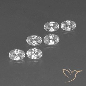 Shop natural 4.69ct ホワイト ジルコン gems, 楕円形, from カンボジア at GemSelect. In stock, global shipping!