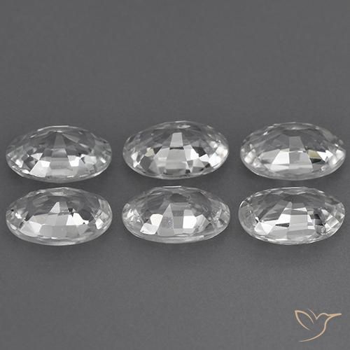 Shop natural 3.97ct ホワイト ジルコン gems, 楕円形, from カンボジア at GemSelect. In stock, global shipping!