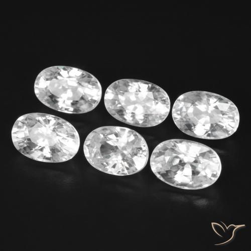 Shop natural 5.24ct ホワイト ジルコン gems, 楕円形, from カンボジア at GemSelect. In stock, global shipping!