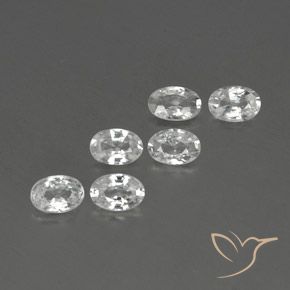 Shop natural 3.95ct ホワイト ジルコン gems, 楕円形, from カンボジア at GemSelect. In stock, global shipping!