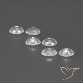 Shop natural 4.92ct ホワイト ジルコン gems, 楕円形, from カンボジア at GemSelect. In stock, global shipping!